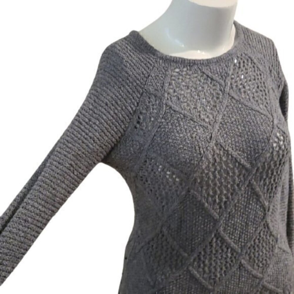 [American Eagle] Gray Long Sleeve Sweater - Sz S
